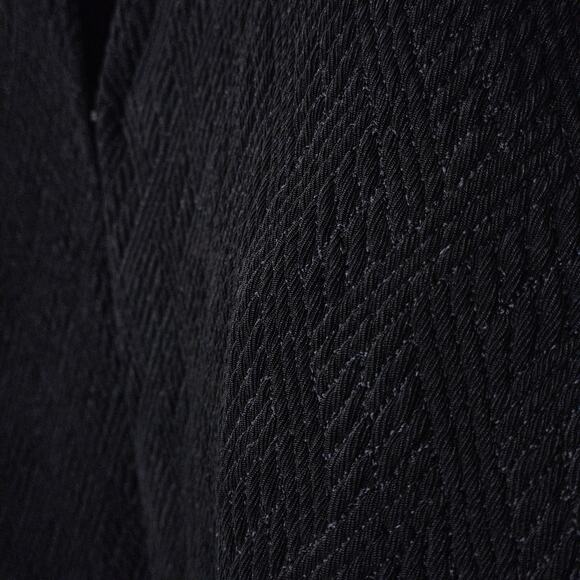 Citiknits Textured Open Cardigan Black Women’s 3X Chic Minimalism - Picture 6 of 12